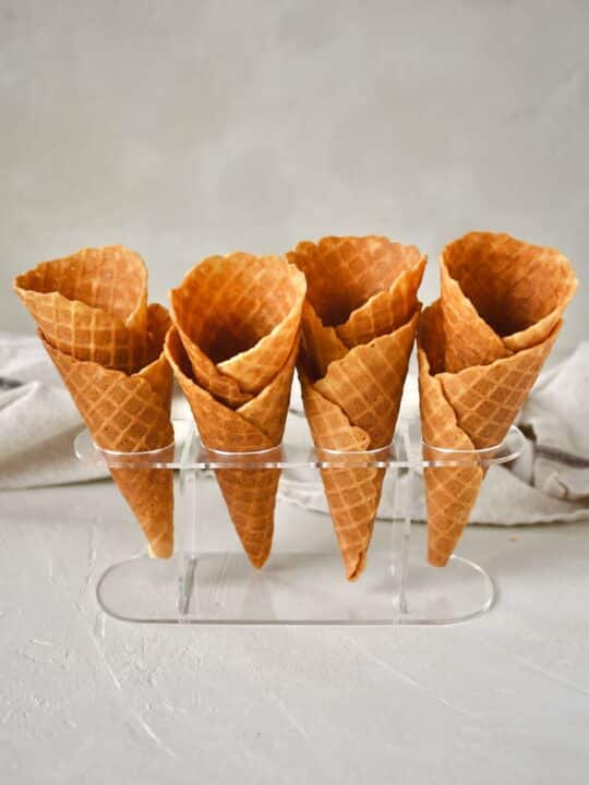 Fresh Baked Waffle Cone