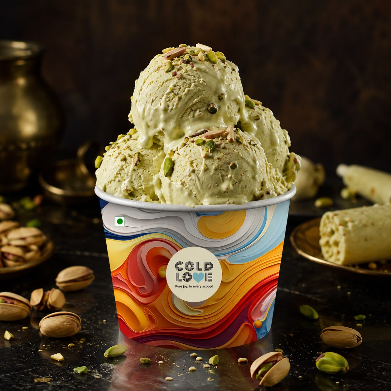 Pistachio Kulfi